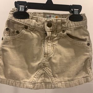 Girls corduroy skirt